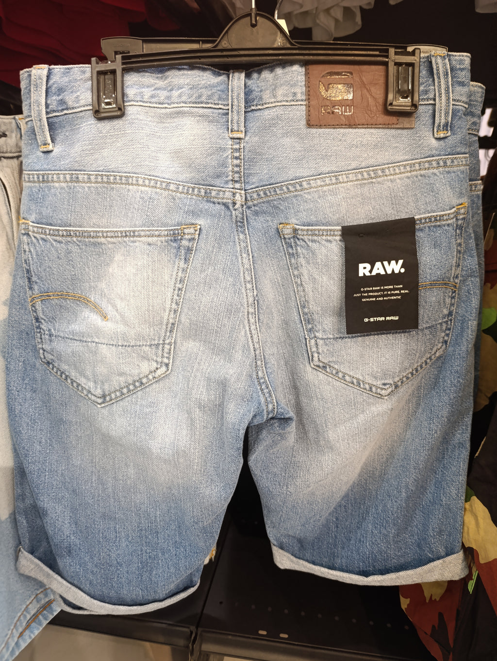 Light Blue Denim Shorts
