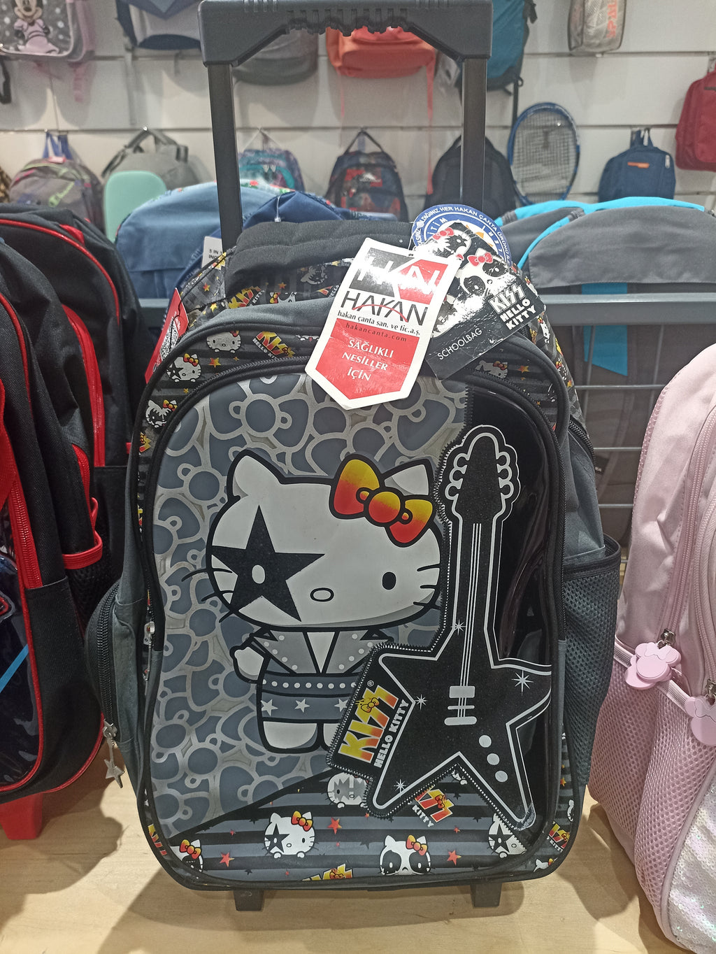 Hello Kitty school bag with wheels