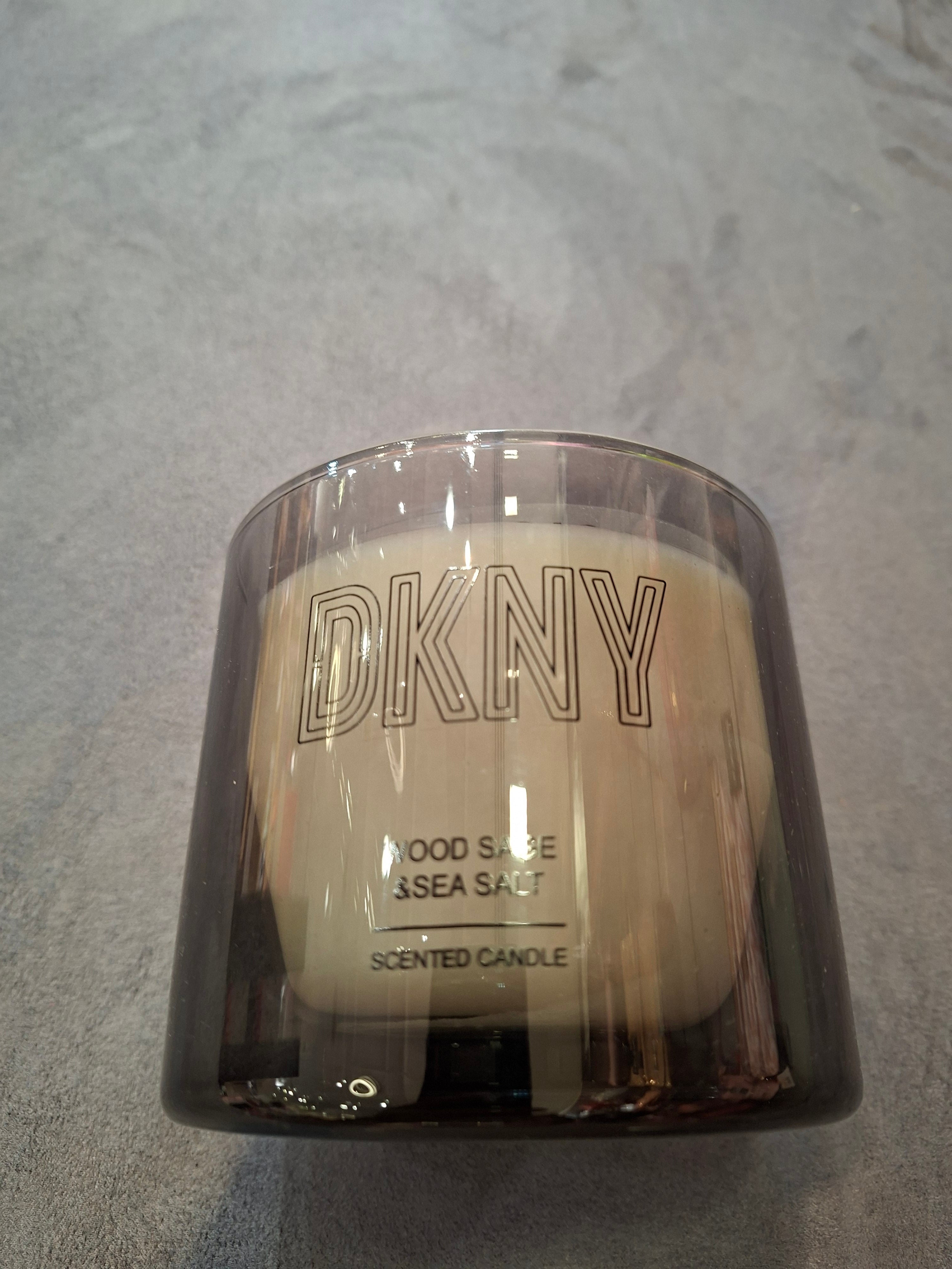 DKNY Woods Sage & Sea Salt Scented Candle- Grey 224DCD44