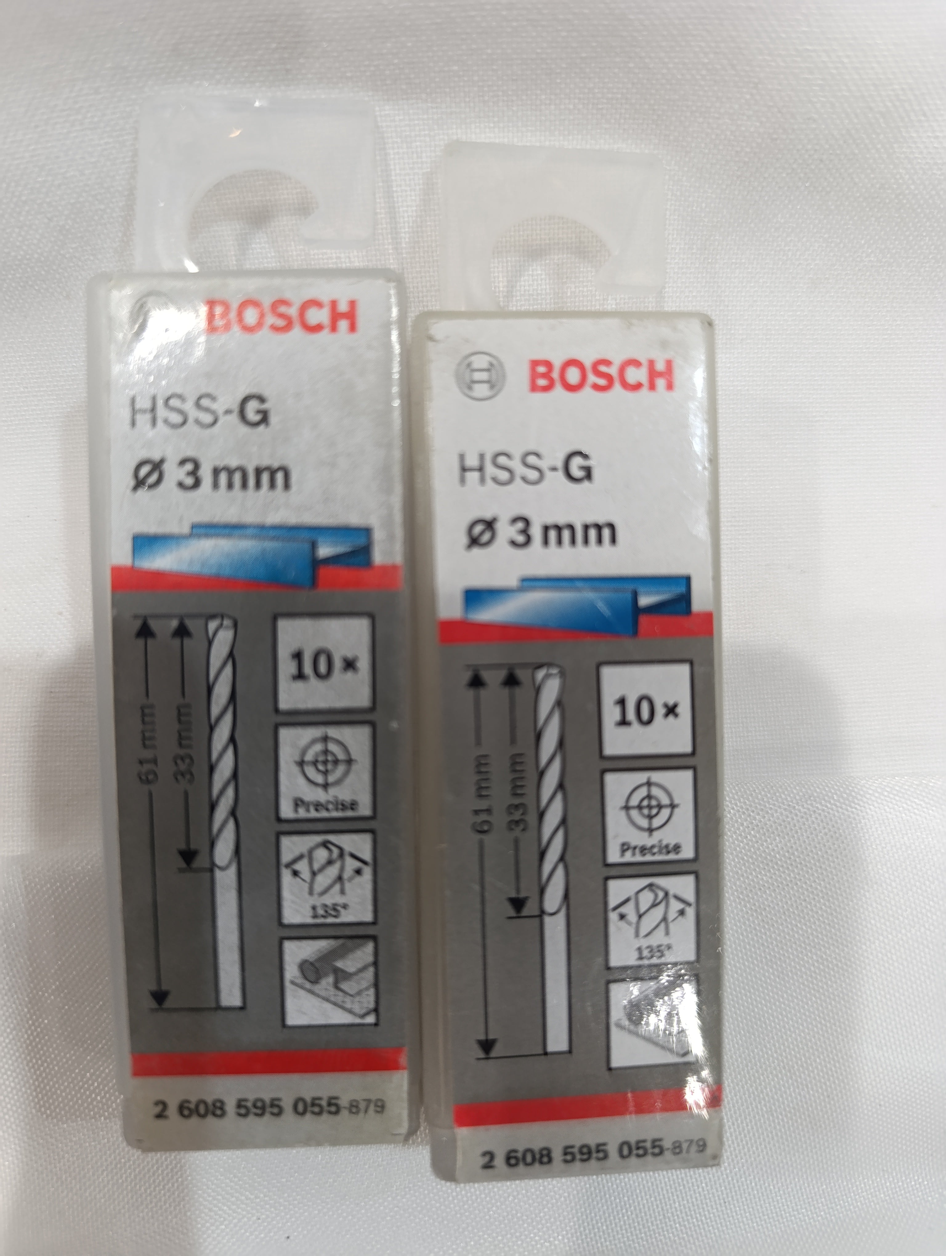 BOSCH HSS-G Metal drill bits ¢3mm 10X