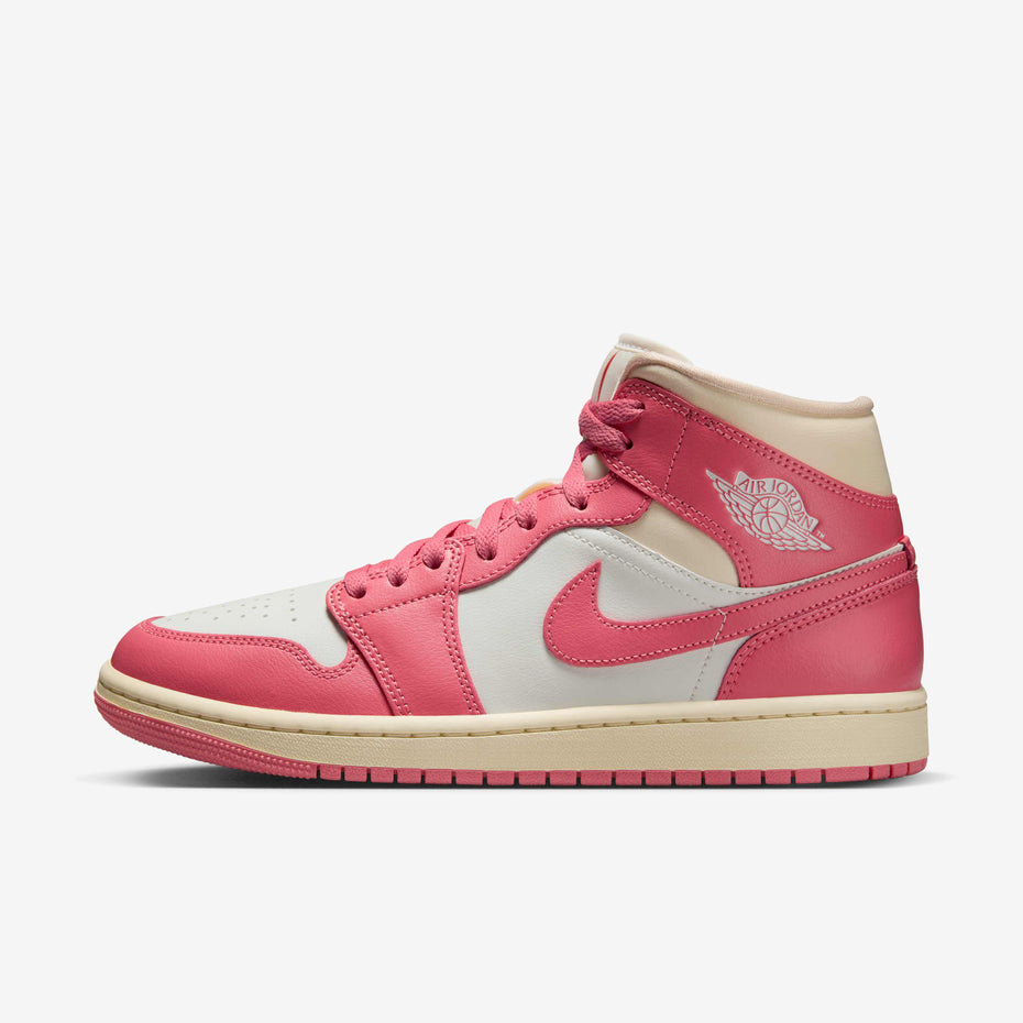 Nike Air Jordan 1 Mid 'Strawberries and Cream' - (BQ6472-186)