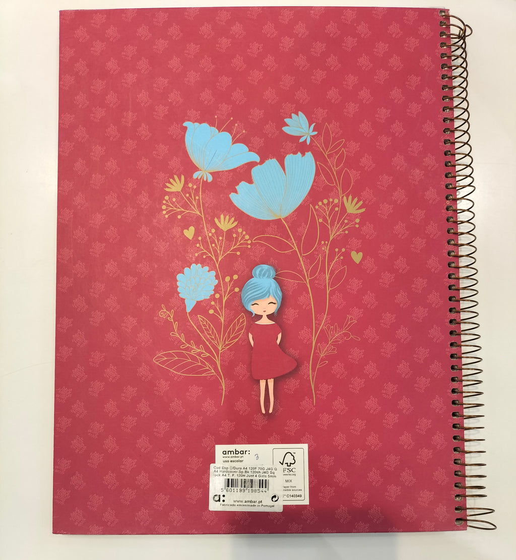 Ambar "Just for Girls" Red Notebook