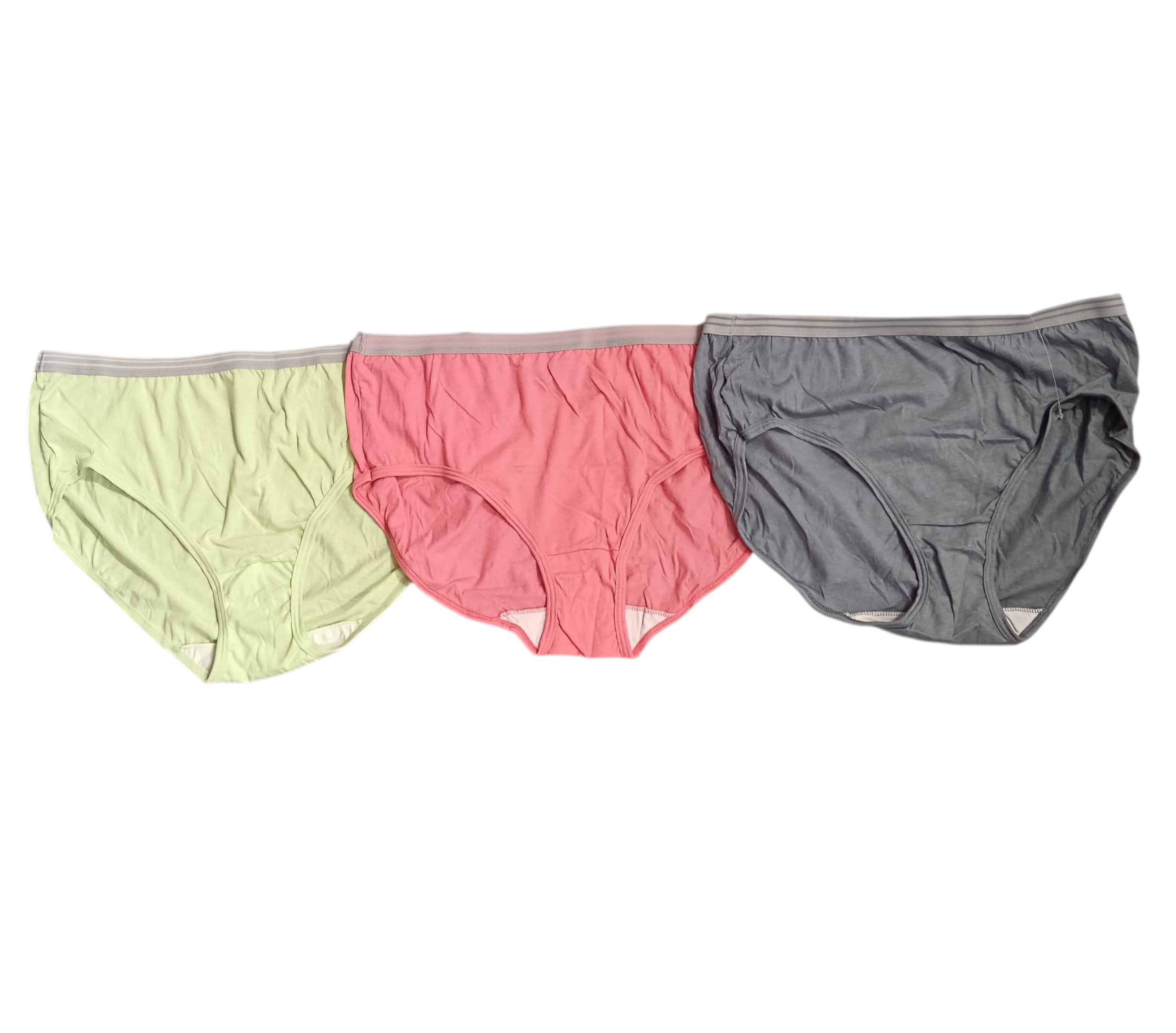 Fruit of the Loom Women's Cotton Low-Rise Brief Underwear, 3-Pack 9