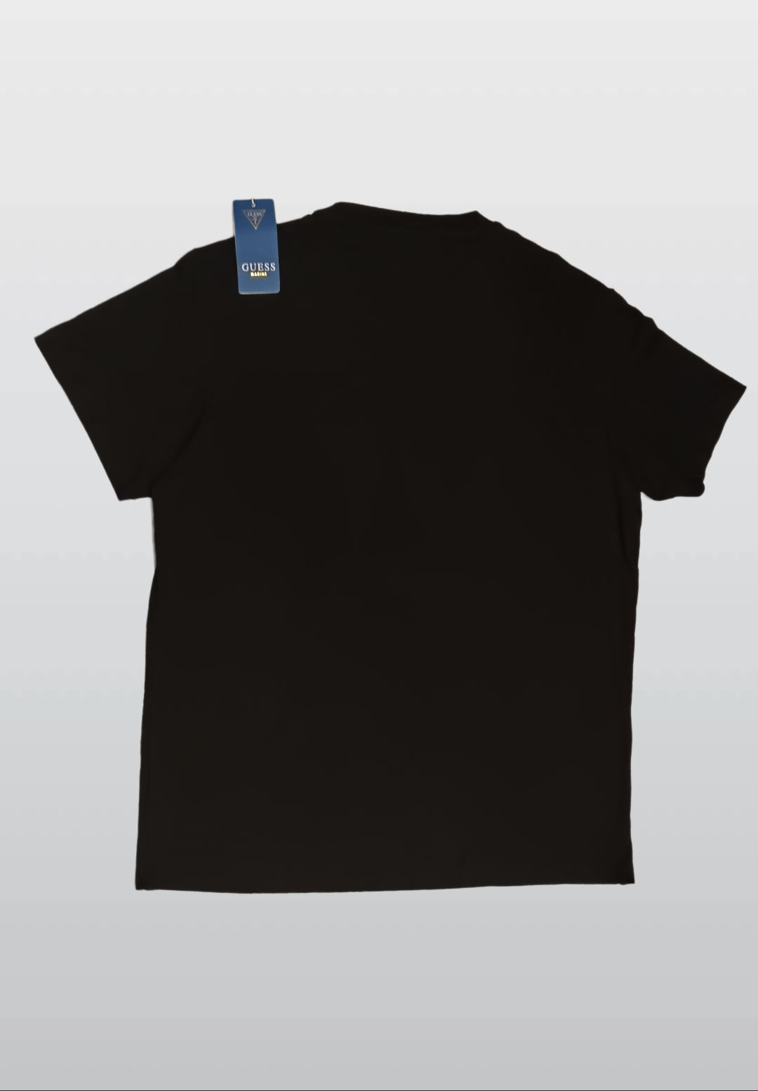 GUESS MARINE REGULAR FIT T-SHIRT BLACK  A34