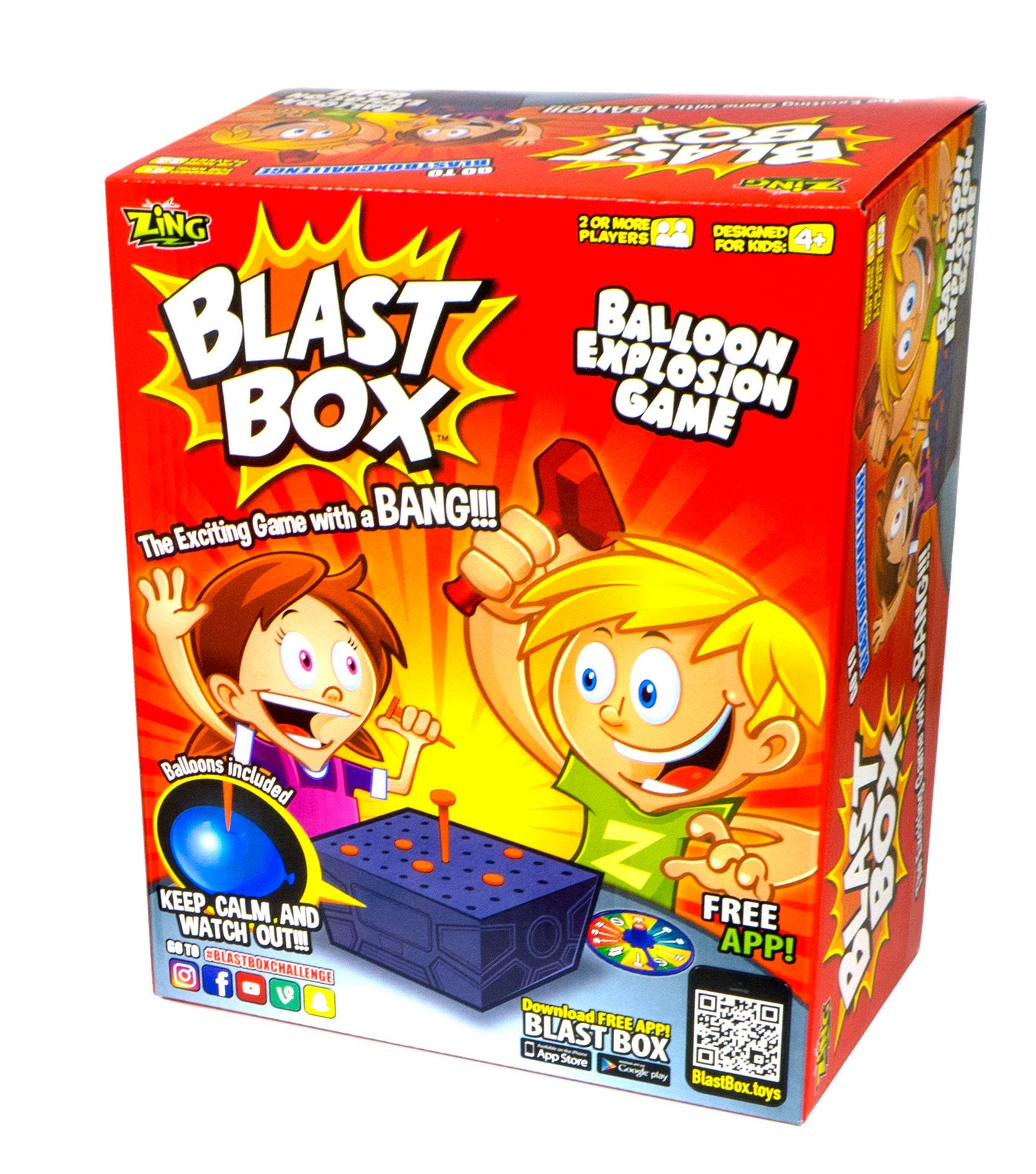 Blast Box Balloon Explosion Game (Open Box)