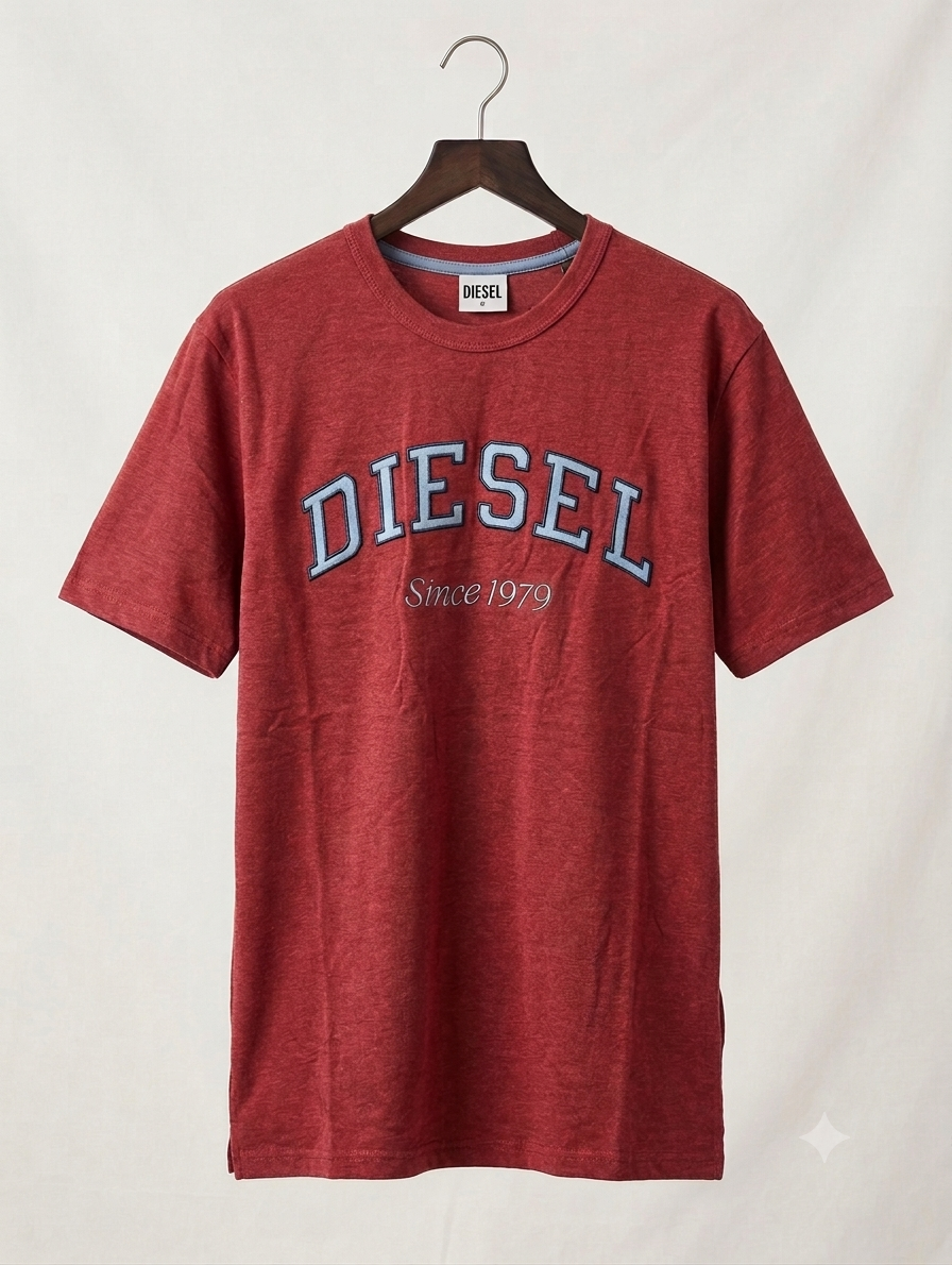 Diesel "Since 1979" Vintage Red Graphic T-Shirt