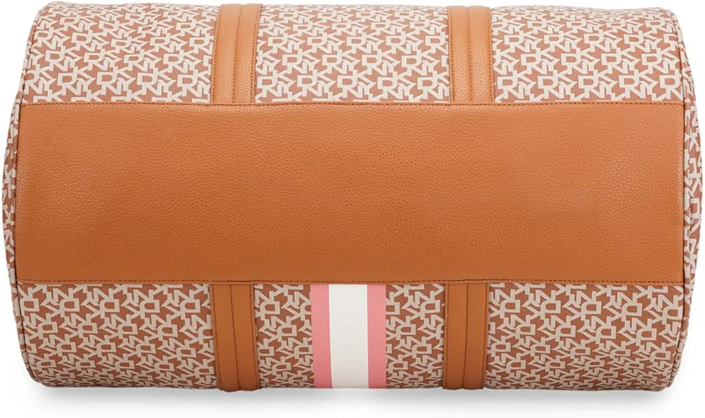 DKNY Signature Stripe duffle maple DO120ST2