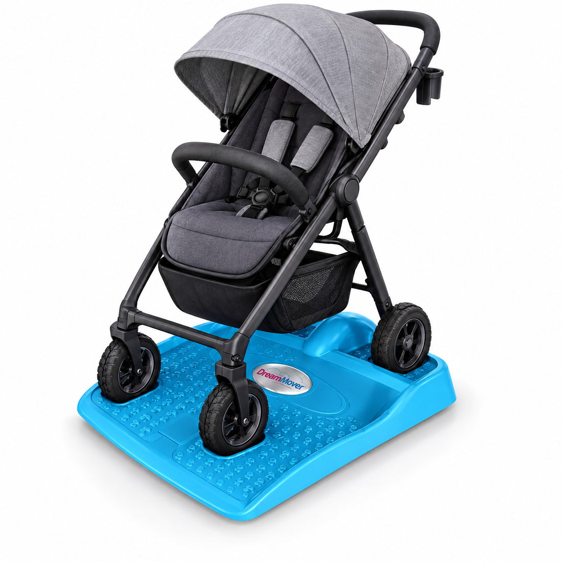Robopax Dream Mover rocking base with stroller on top (stroller not included)