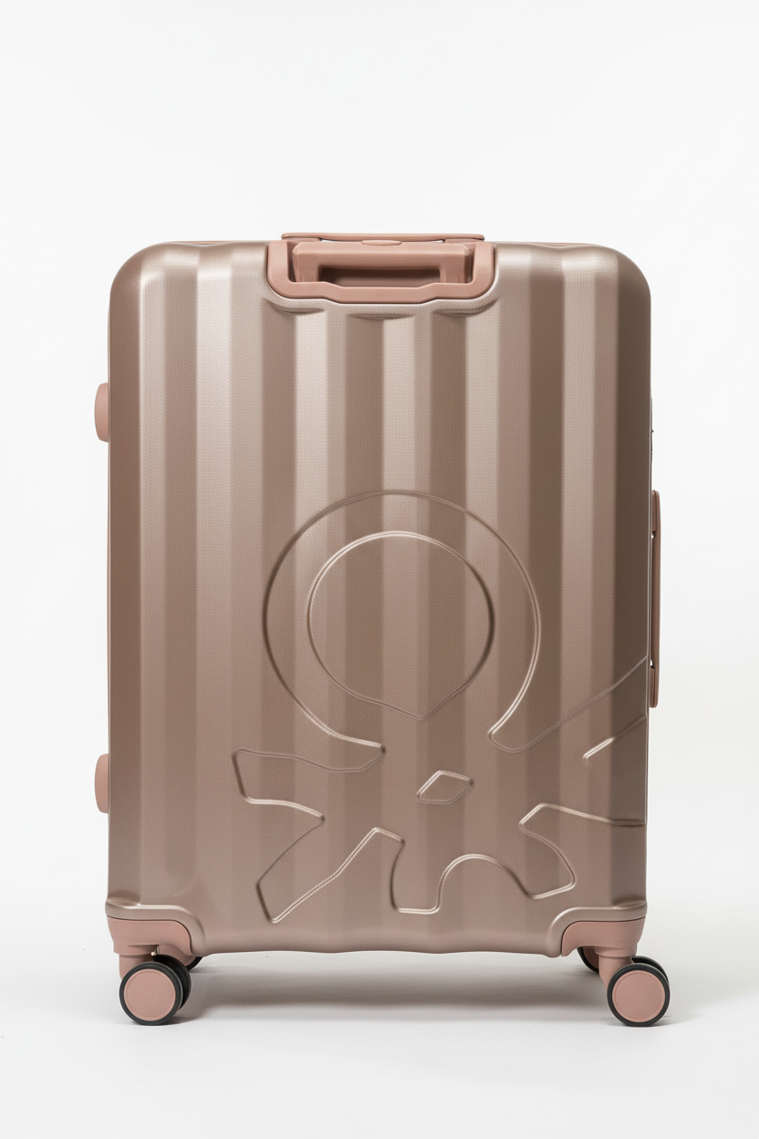 Rose Gold Luggage - Back Close-up