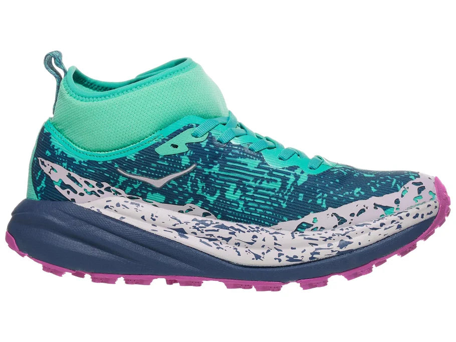 HOKA Speedgoat 6 Mid GTX Women's Shoes - Aqua/Midnight ( WITHOUT BOX )