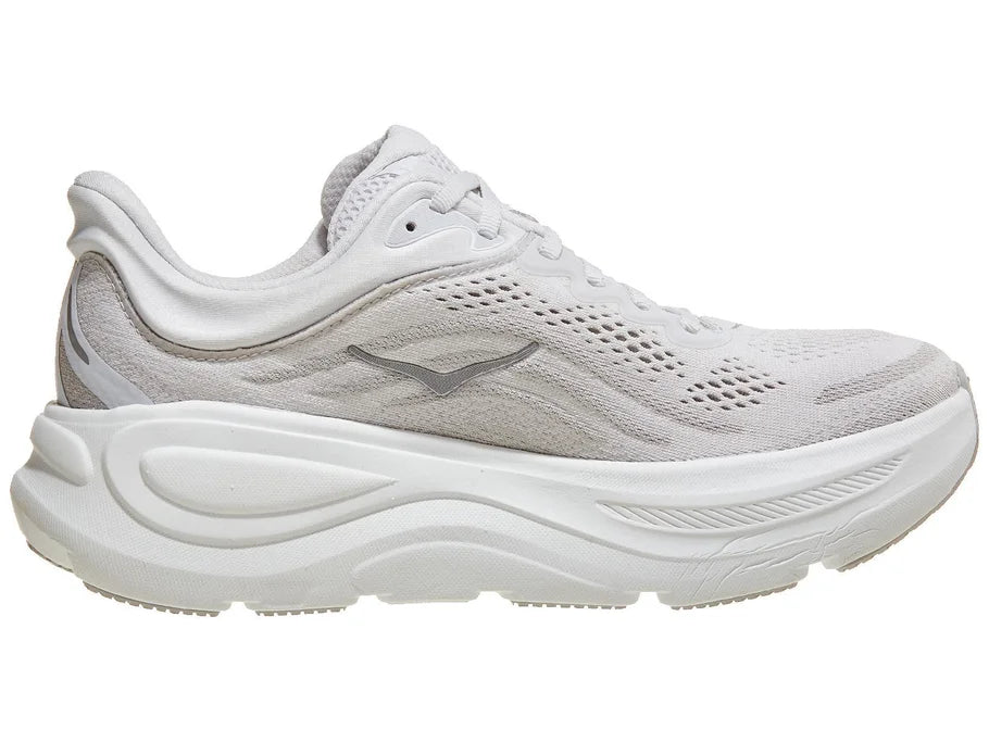 HOKA Bondi 9 Women's Shoes - Stardust/Silver ( WITHOUT BOX )