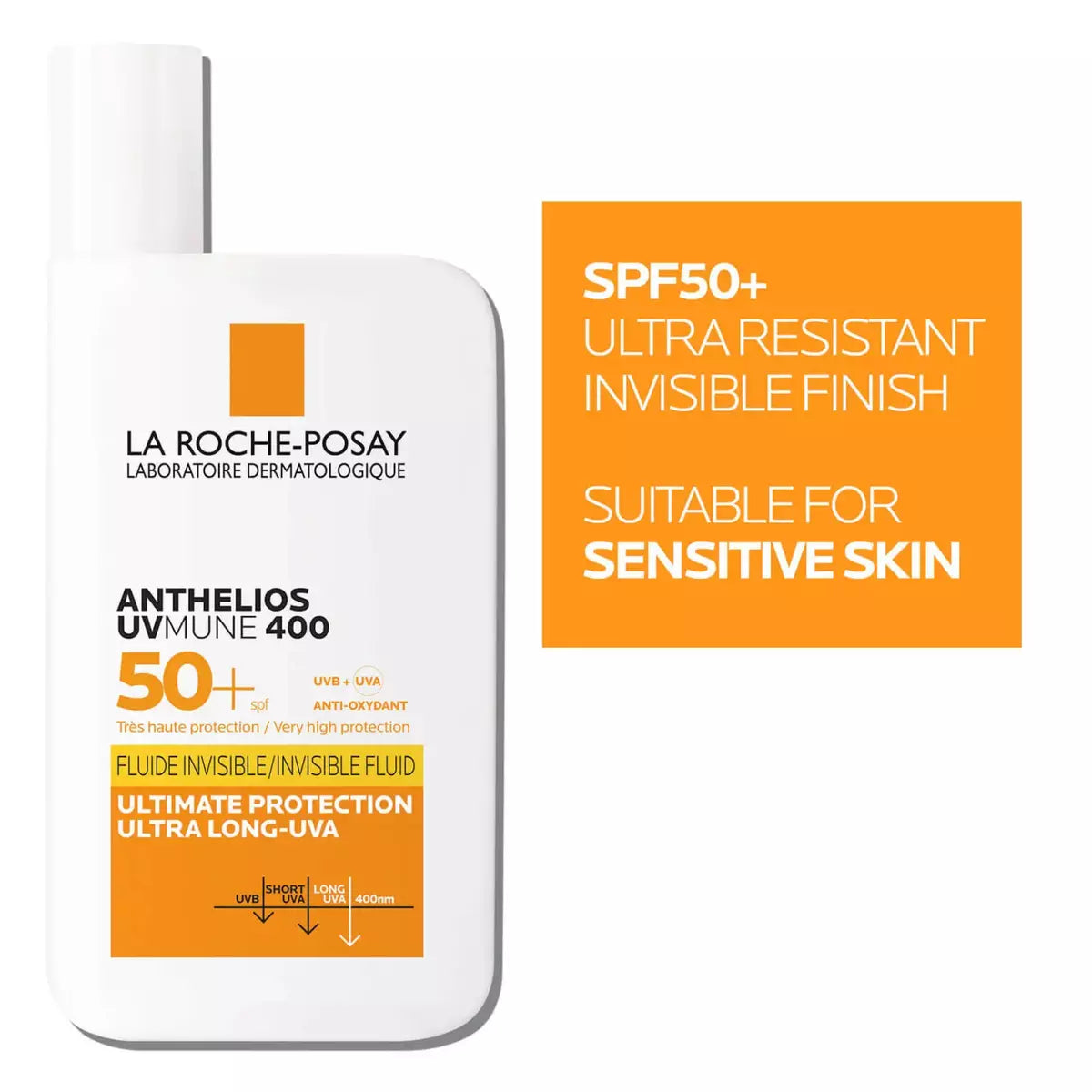 La Roche Posay Anthelios UVMune 400 SPF50+ Invisible Fluid Protection Ultime Sun Cream