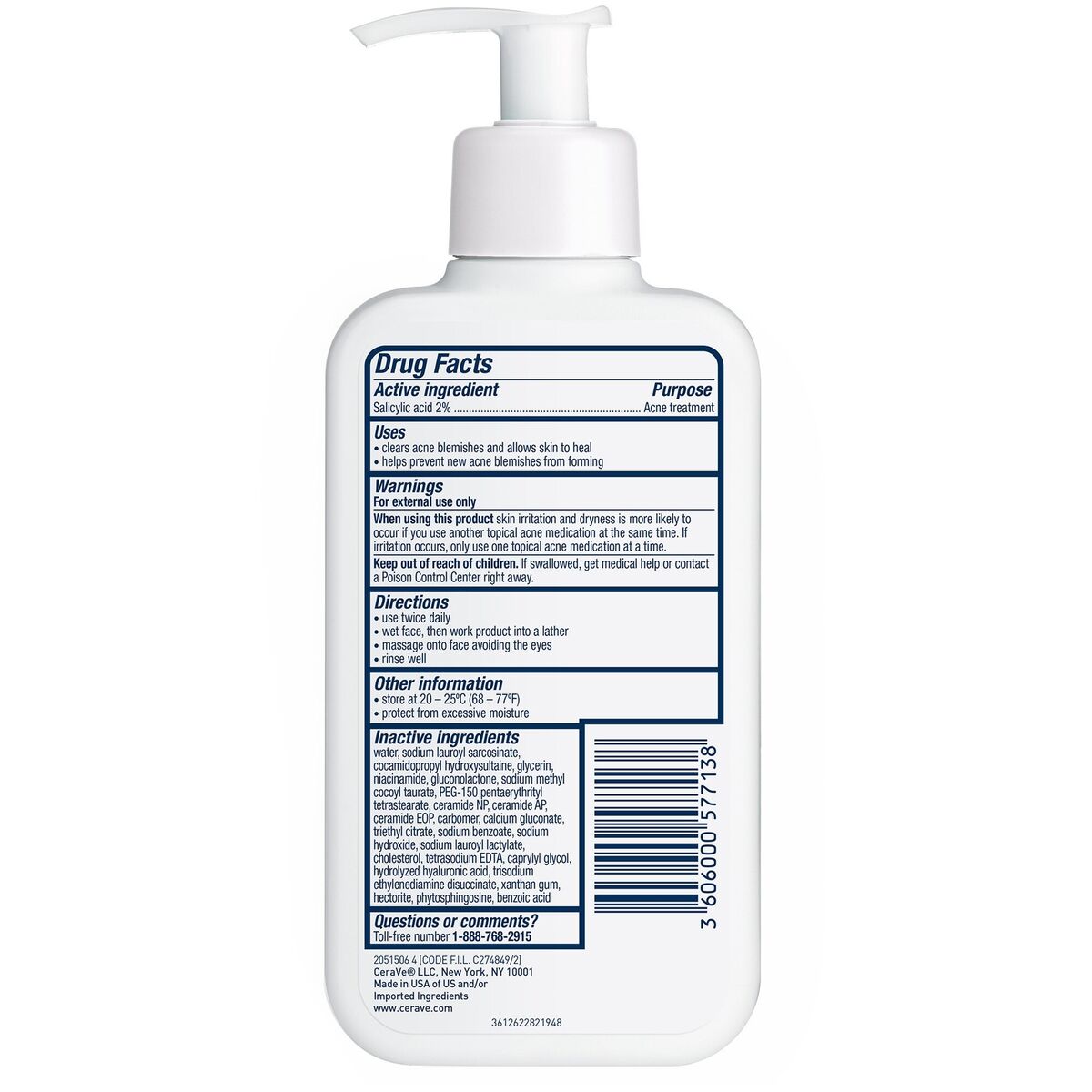 CeraVe Acne Control Cleanser 237ml