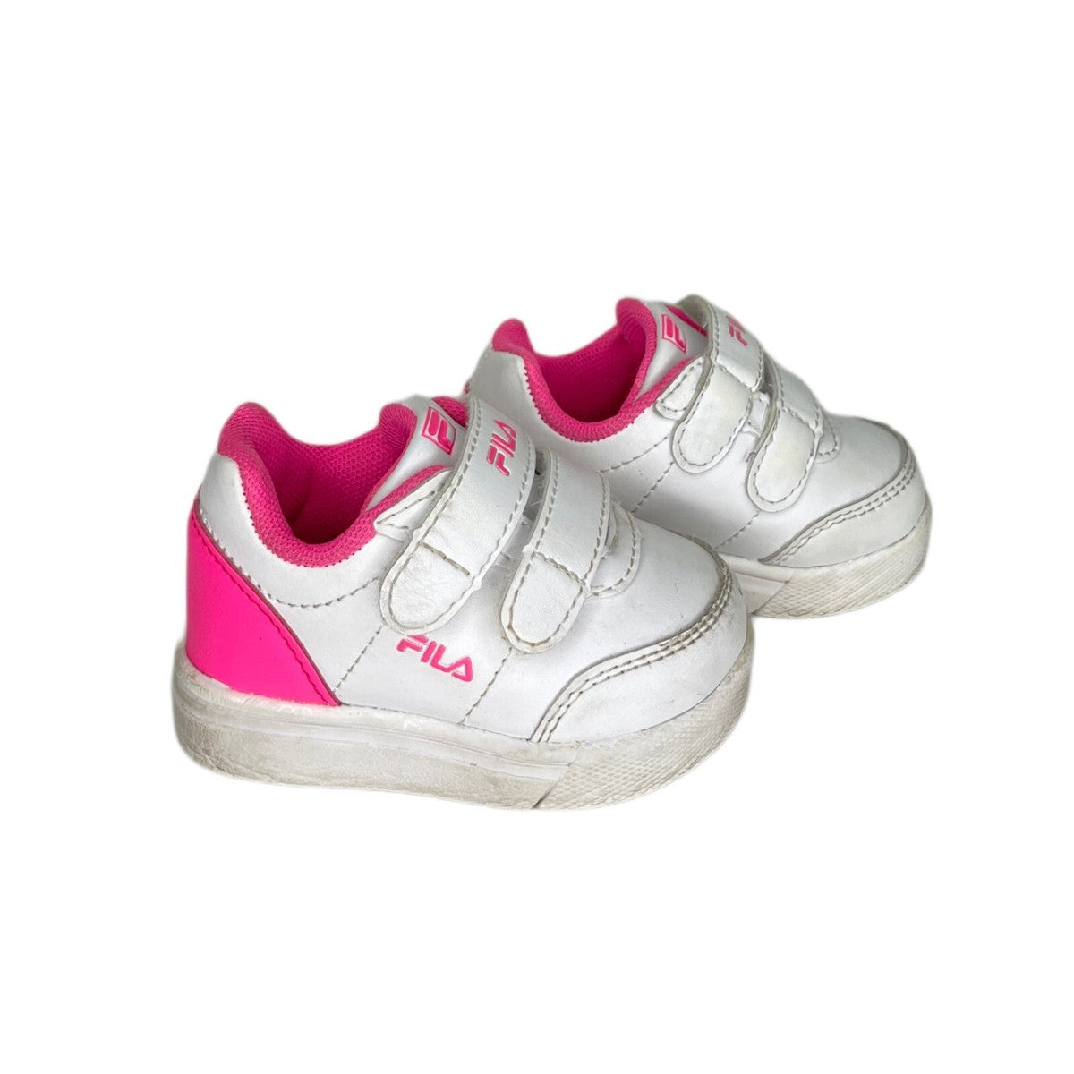 FILA White And Hot Pink Baby Shoes 3 7KM00001-155