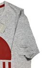 G-Star Raw Men's Crew Neck T-Shirt – Grey / Red