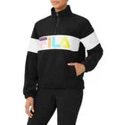 Fila Ladies' Fleece Quarter Zip Pullover BLACK COLOR