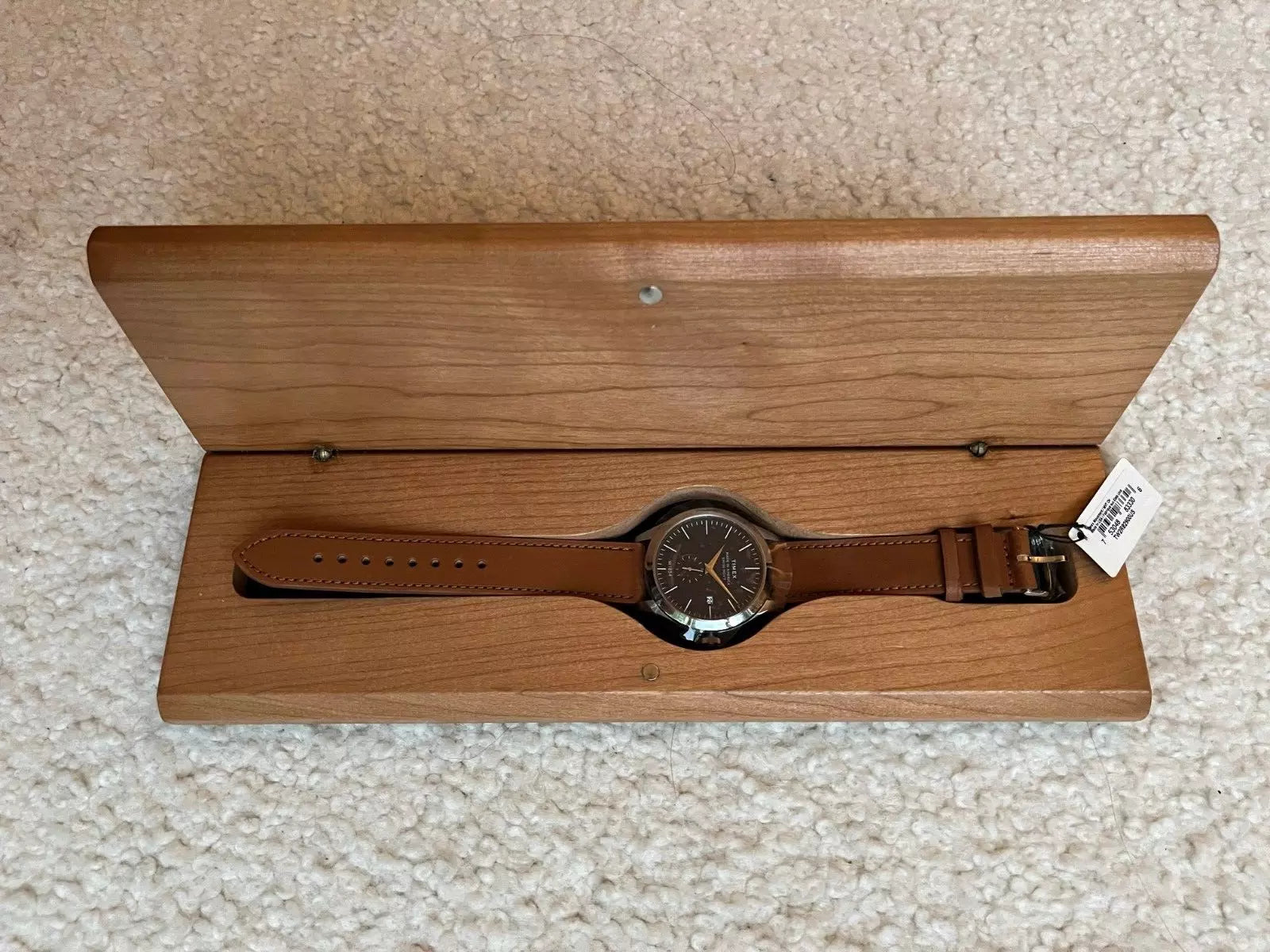 Timex Men's American Documents Blue Dial Strap Watch