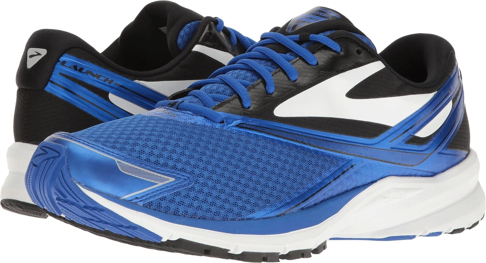 Brooks Men's Launch 4 Neutral Running Shoes Blue/Black/White