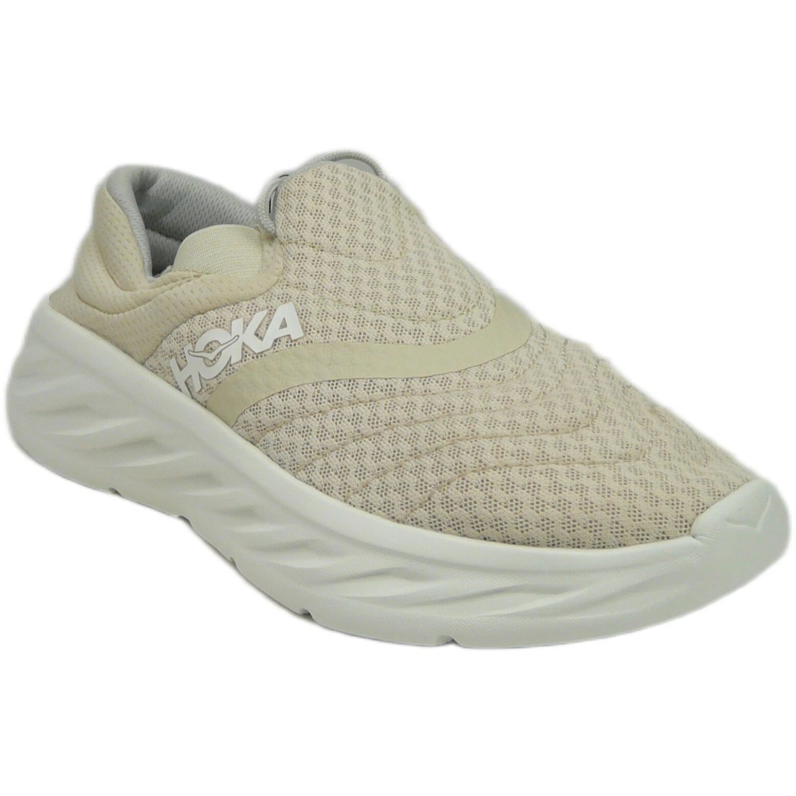Hoka One One Women's Ora Recovery Shoe 2 Oat Milk / White ( WITHOUT BOX )