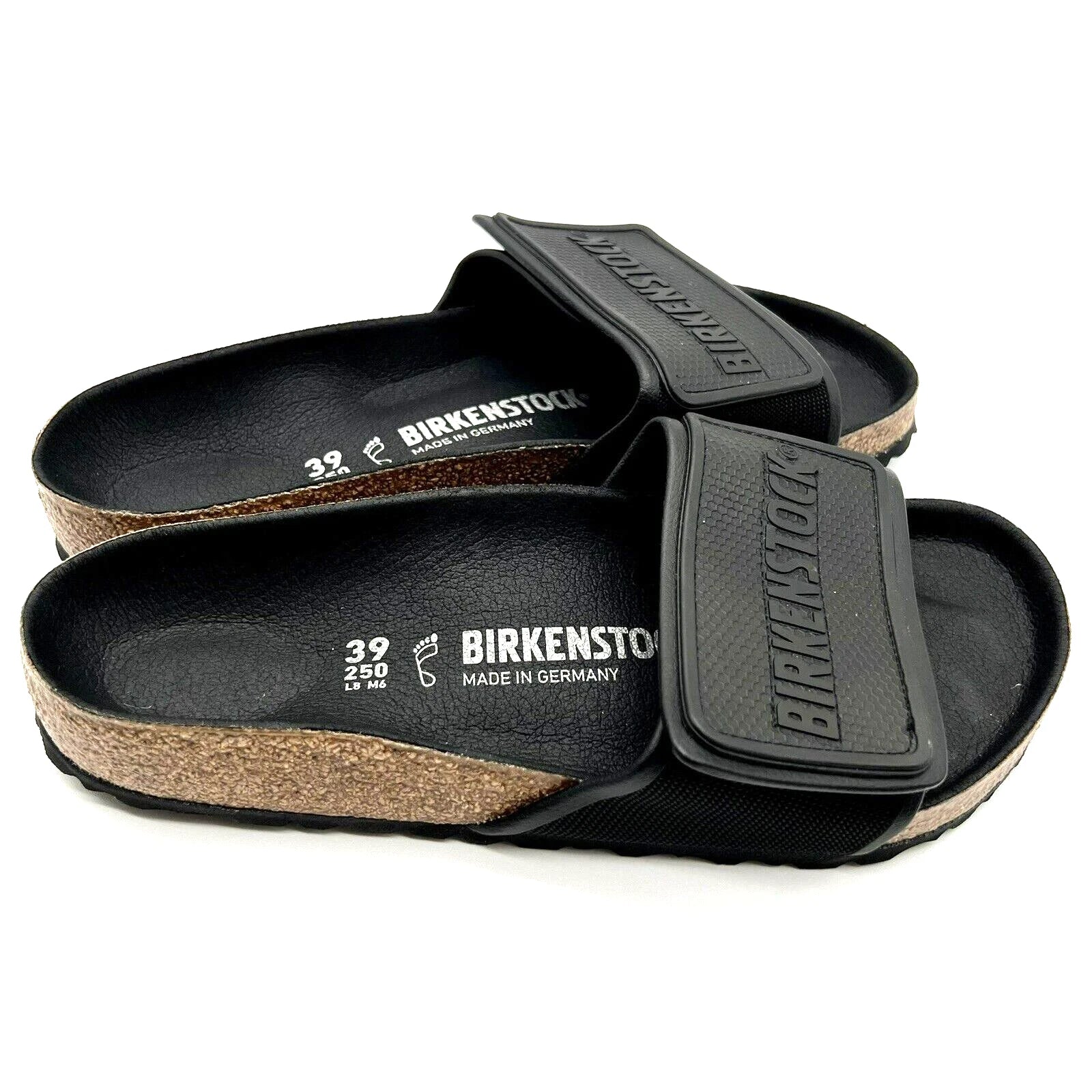 Birkenstock Tema Black Microfiber Narrow Slides/Sandals ( WITHOUT BOX )
