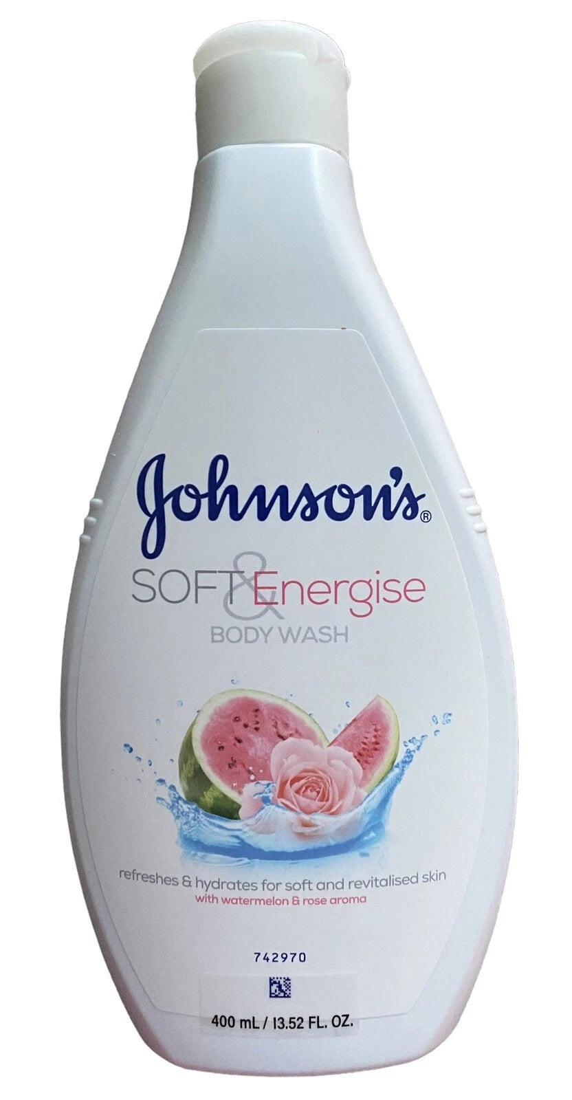 JOHNSON'S® Soft & Energise Body Wash with Watermelon & Rose Aroma 400ml