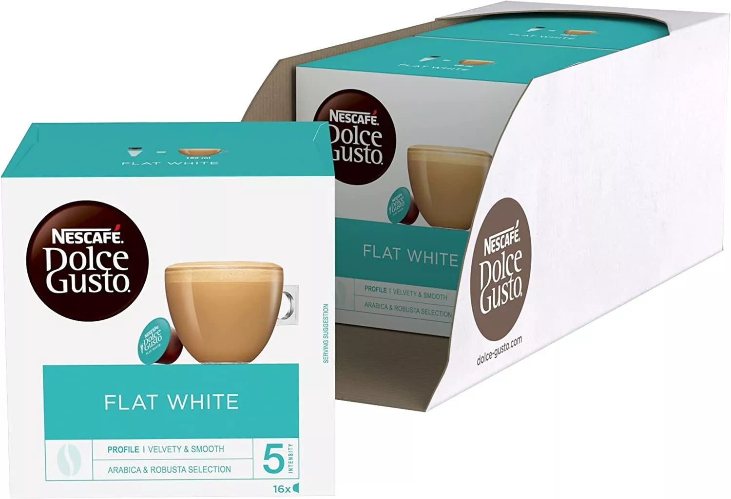 Nescafe Dolce Gusto Flat White Coffee Pods x 16