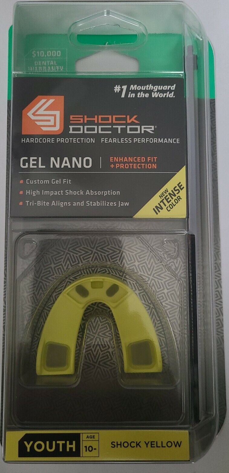 Shock Doctor Gel Nano Shock Yellow Mouthguard