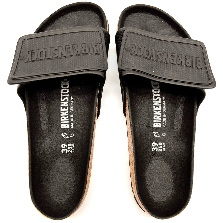 Birkenstock Tema Black Microfiber Narrow Slides/Sandals ( WITHOUT BOX )