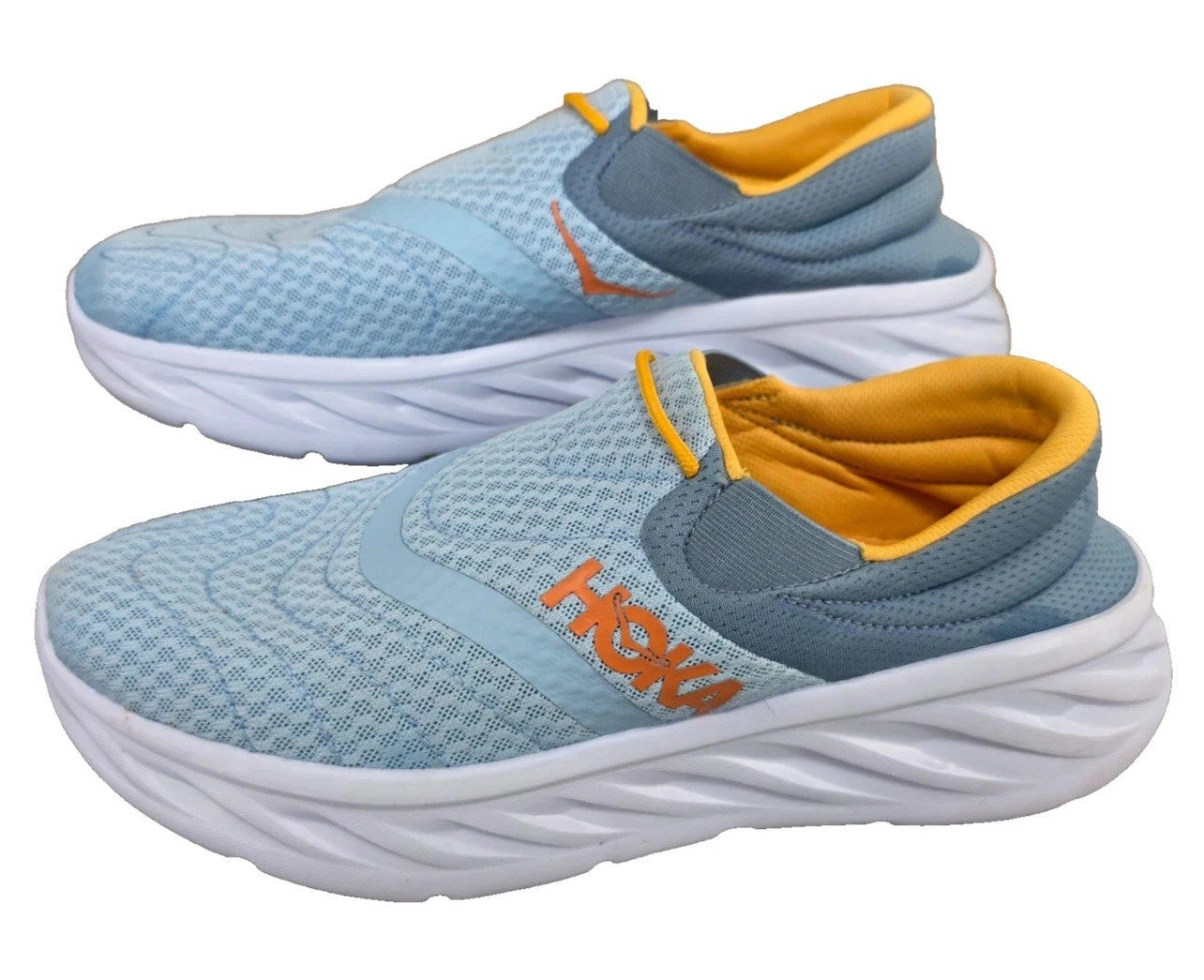 HOKA One One ORA Recovery Shoes Summer Song/Amber Yellow, ( WITHOUT BOX )