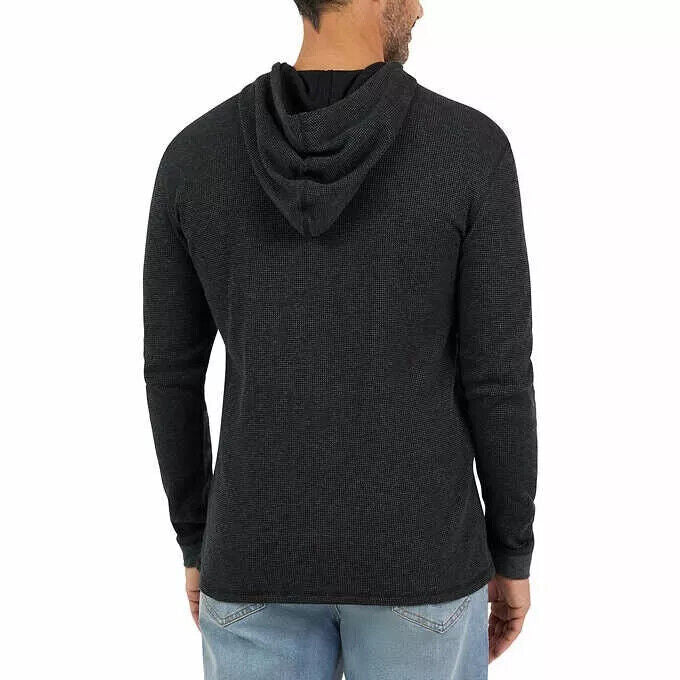 SIZE: S - Quiksilver Men's Textured Hoodie