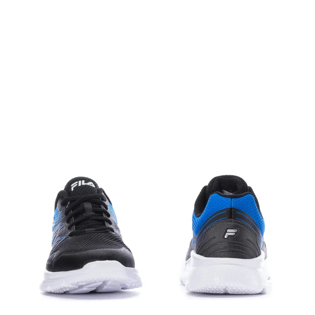 FILA MEMORY PANORAMA LOW LACE RUNNING SNEAKER MEN SHOES BLACK/BLUE