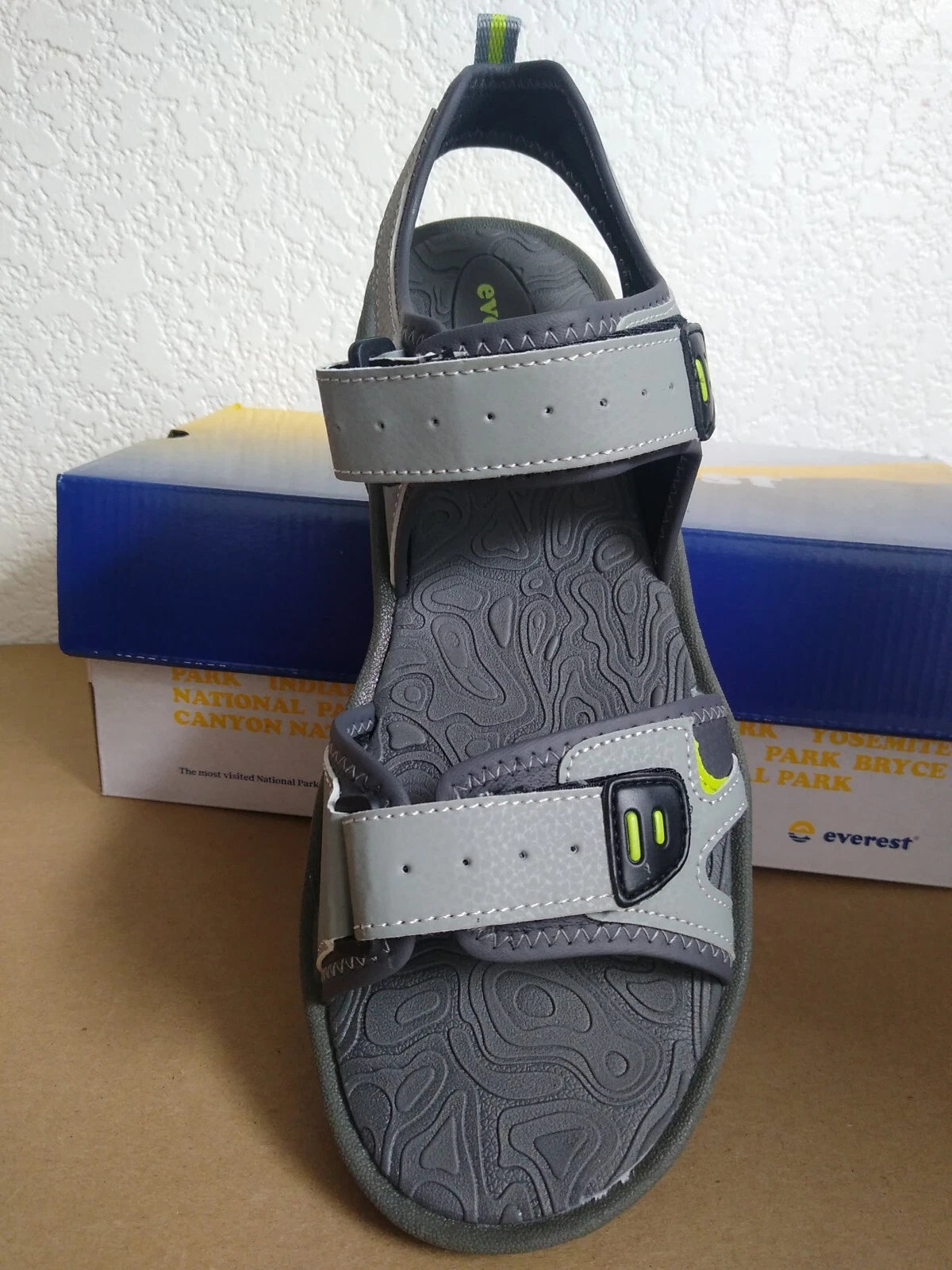 Everest Mens Sandals Lykken Eva Cushioned Footbed