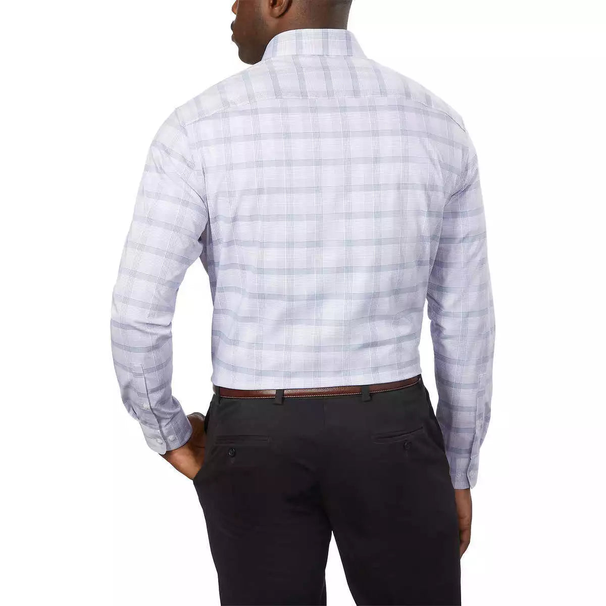 SIZE: M - Men's Calvin Klein Wrinkle Free Dress Shirt, Regular Fit Colors: Blue/Purple/Red