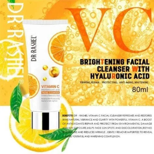 Dr. Rashel Vitamin C Facial Cleanser 80g - Experience Age-Defying Beauty