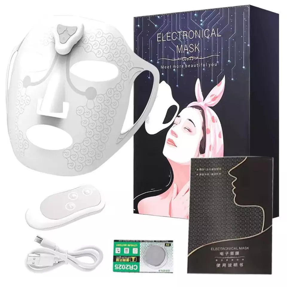 Electronic Graphene Washable Silicone Mask Facial Cream Essential Oil Microcurrent Absorption Skin Lifting Firming Beauty