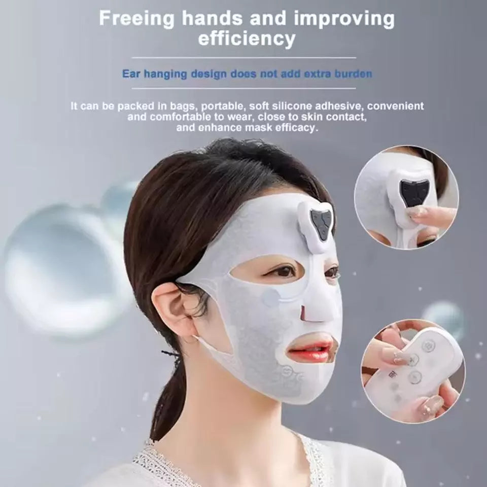 Electronic Graphene Washable Silicone Mask Facial Cream Essential Oil Microcurrent Absorption Skin Lifting Firming Beauty