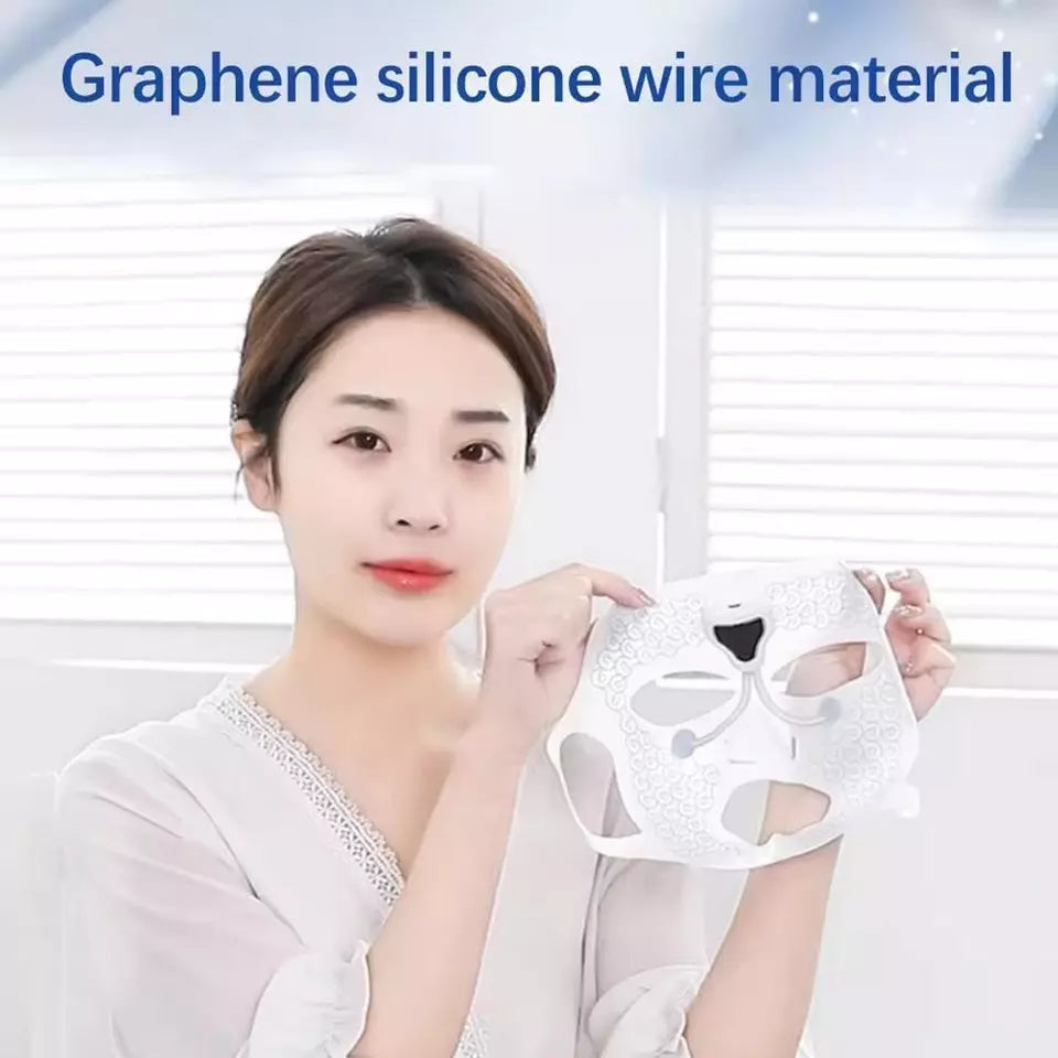 Electronic Graphene Washable Silicone Mask Facial Cream Essential Oil Microcurrent Absorption Skin Lifting Firming Beauty