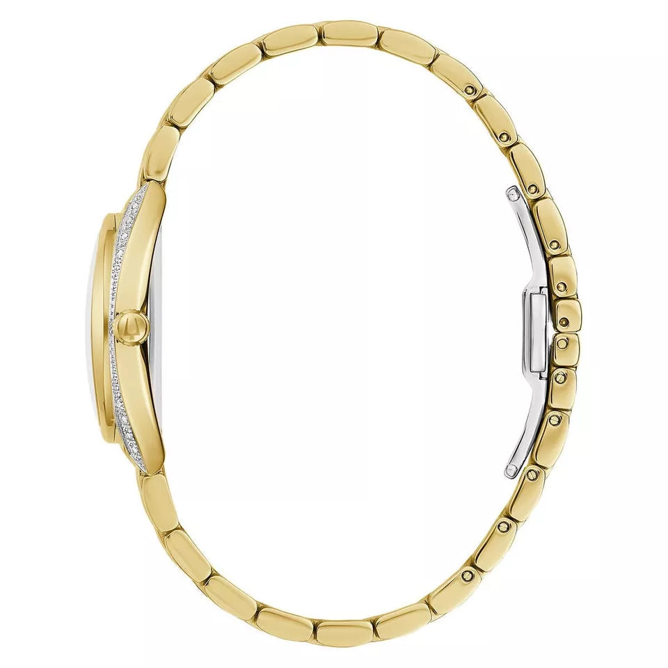 Bulova Gold Stainless Steel Women's Quartz Watch