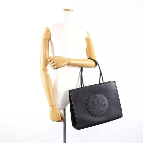 Tory Burch Hb Ella Women Small Eco Top Handle Tote Bag Black OS