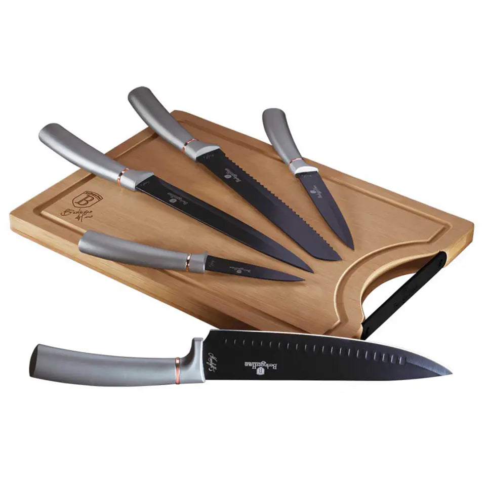 Knife Set & Bamboo Cutting Board BH2556 Moonlight Collection