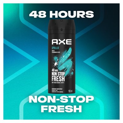 Axe Apollo Aerosol Deodorant Body Spray 150ml