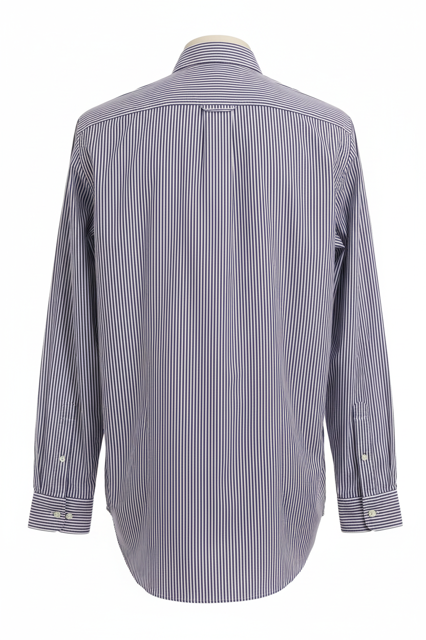 Striped Shirt Back View
