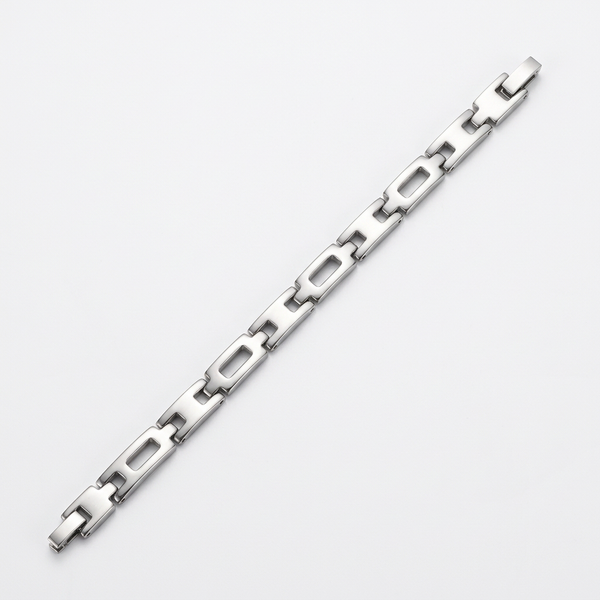 Studio product image of silver-tone link bracelet