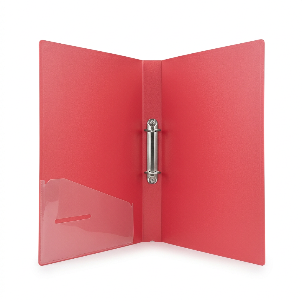 Studio product photo of the open clip file