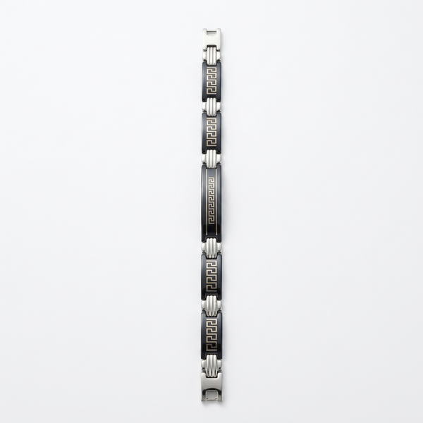 Studio product photo of your Greek-key bracelet