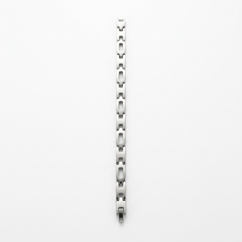 Studio-style product photo of your silver-tone bracelet