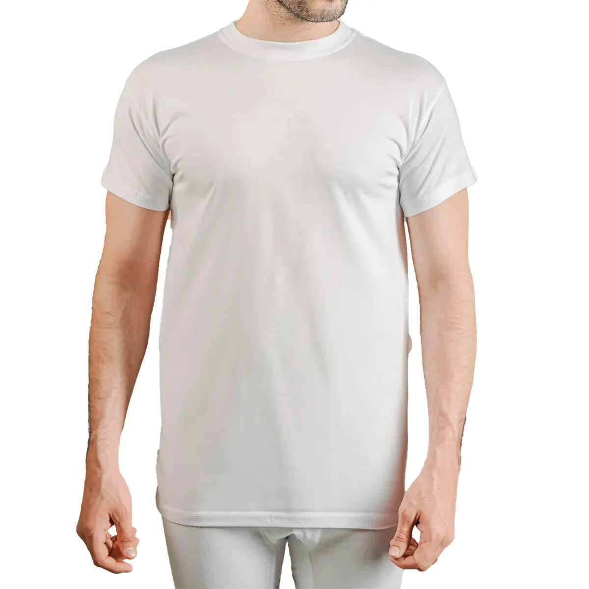 Men's combed cotton t shirts white – Crew Neck, Short Sleeve Textelo