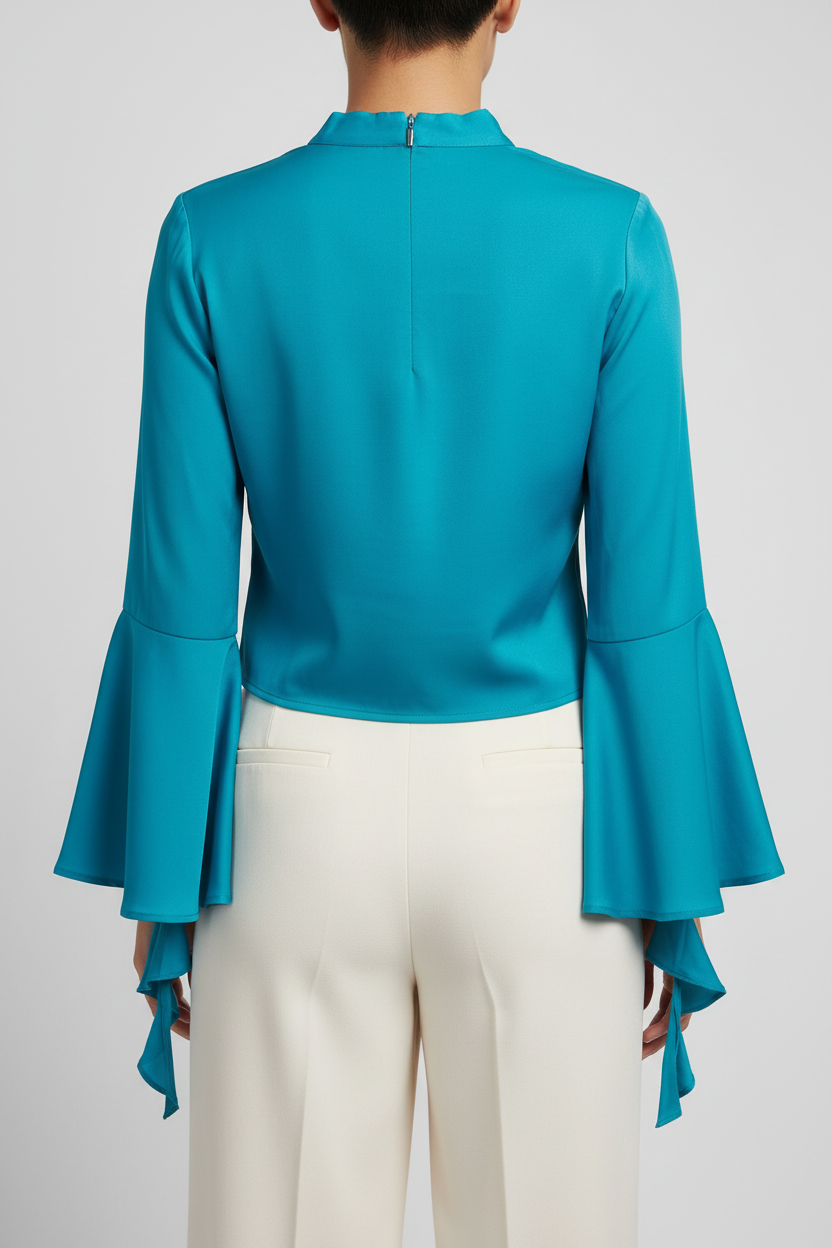 Teal Blouse – Accurate Back