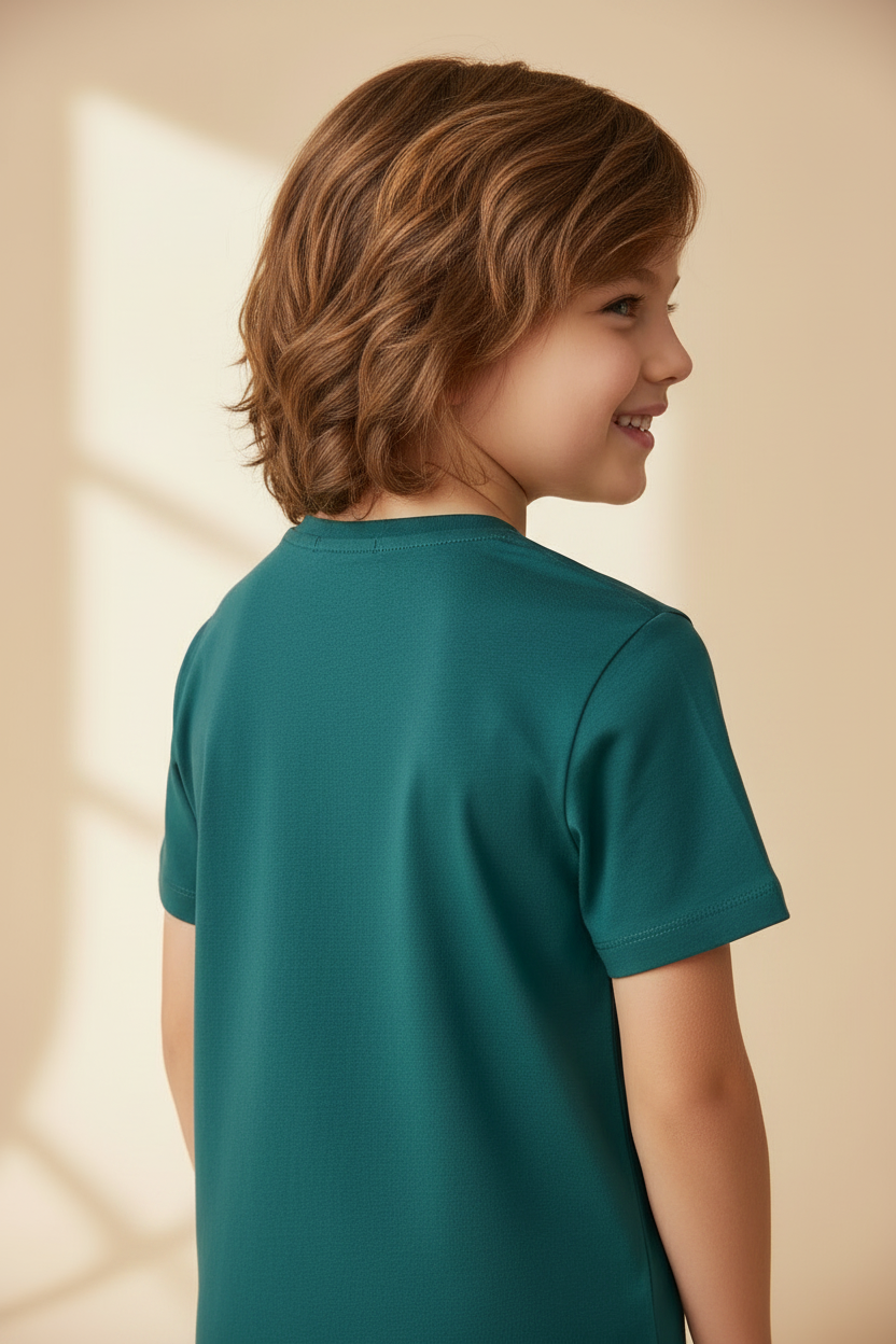 Teal T-Shirt - Back View