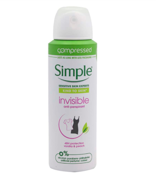 Simple Invisible 48H Protection Anti-Perspirant 125ml